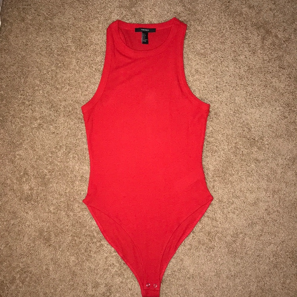 red body suit